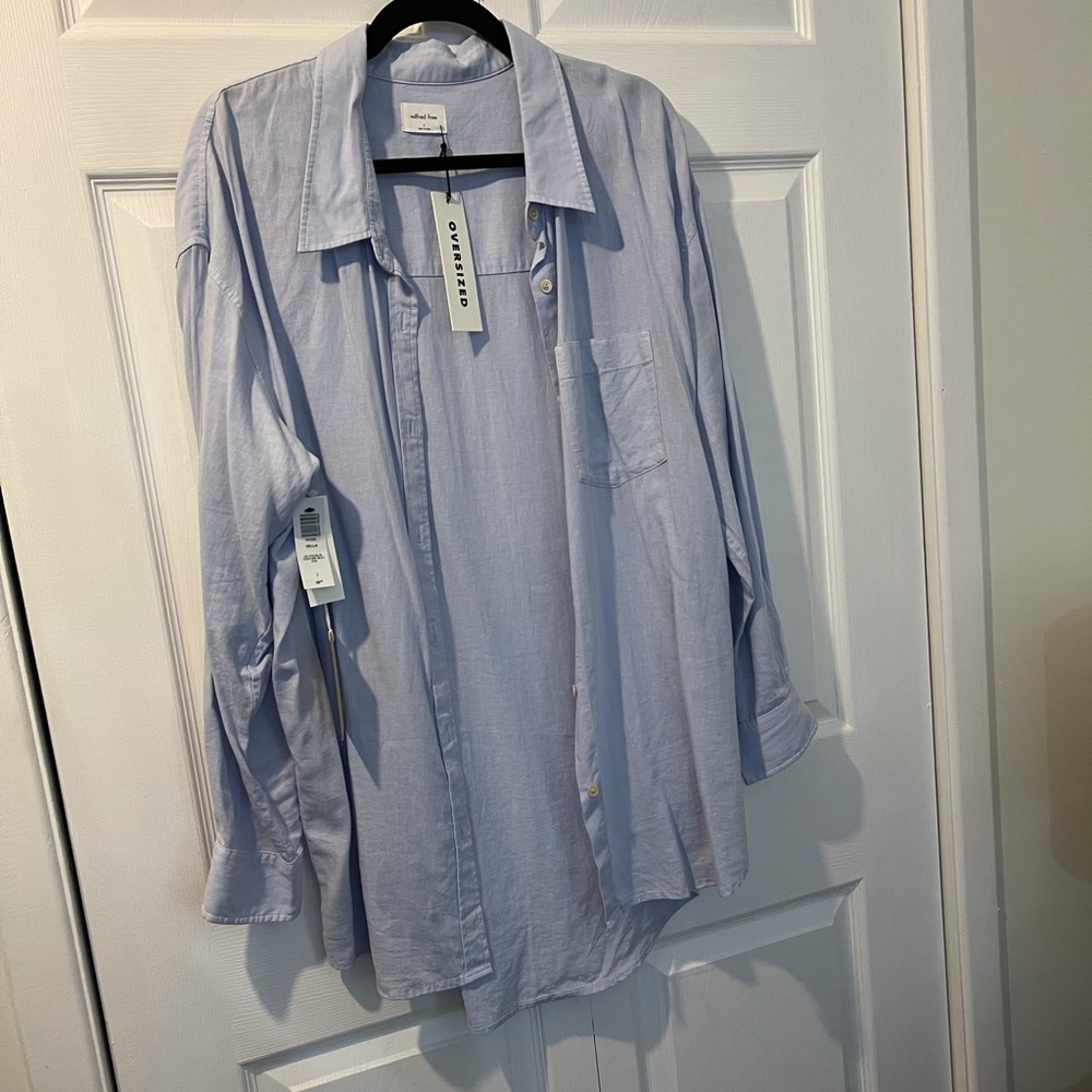 NWT Wilfred Della button-up shirt size 2 - Picture 3 of 6